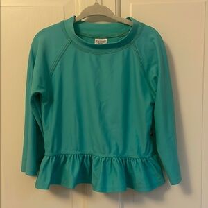 City Threads Long Sleeve Peplum Swim Rashguard